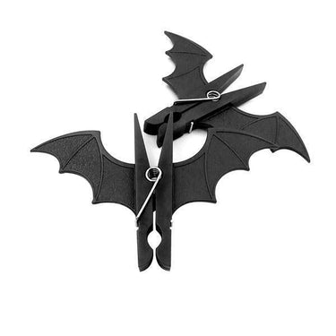 Halloween Black Bat Pegs (Set of 2)